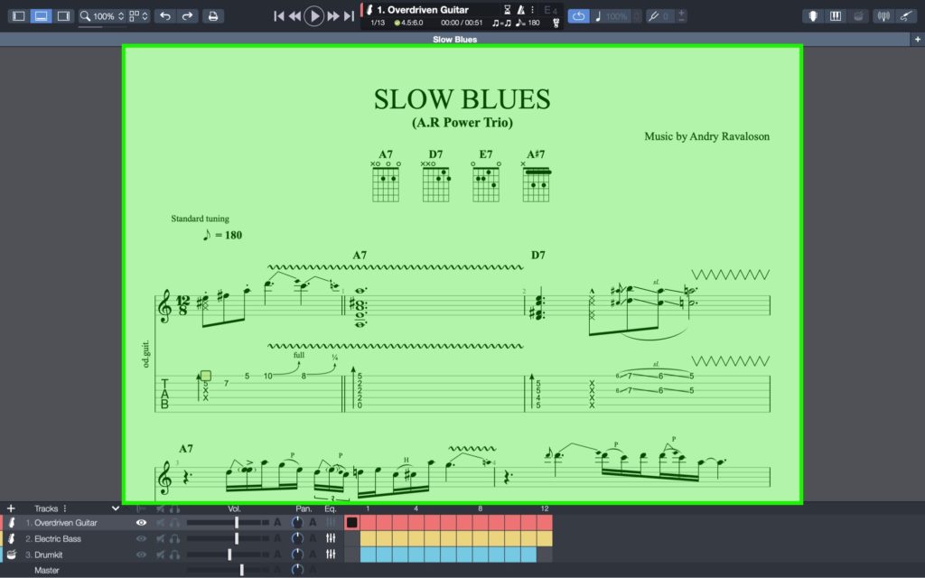 Guitar Pro - Tab Editor Software for Guitar, Bass, Drum, Piano and